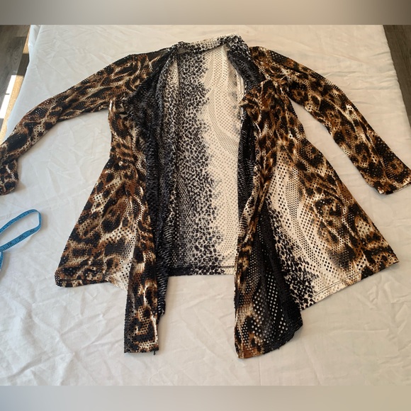 Animal print cardigan - Picture 1 of 9